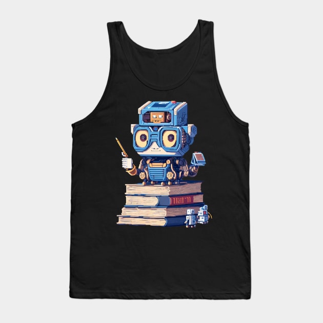 ai Study Hard Tank Top by clownescape